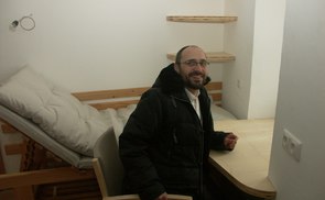 Projektinitiator Hubert Nitsch in der Türmerstübe am Linzer Mariendom