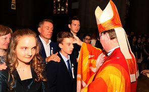 Firmung 2018 mit Bischof Manfred Scheuer im Linzer Mariendom.
