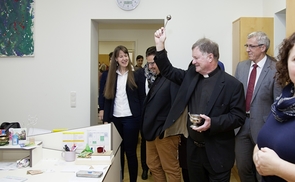 Segnung der neuen Räumlichkeiten an der Privaten Pädagogischen Hochschule der Diözese Linz.