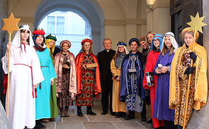 2. Jänner 2020: SternsingerInnen brachten den Segen in den Bischofshof